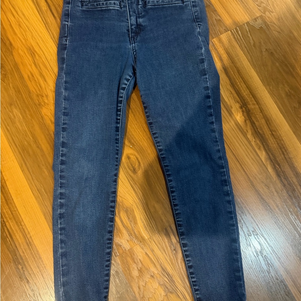 GAP Womens Universal Jegging-high rise Blue Jeans